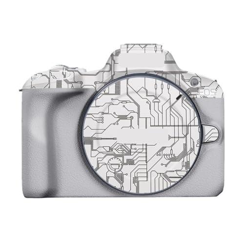 Film vinyle Canon R50 anti-rayures motif blanc pour la protection d'appareil photo en voyage
