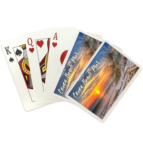 Baraja de 52 cartas tamaño póker Cocoa Beach Pier miniatura 2