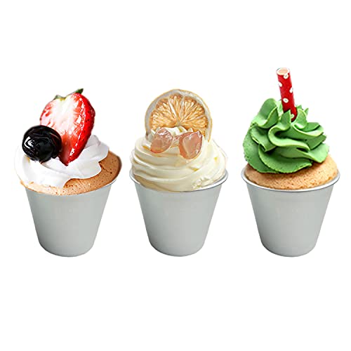 Proshopping 20210528002 6 Packs Popover Pan, Large Individual Muffin Mold, Aluminium Pudding Cup thumb #6