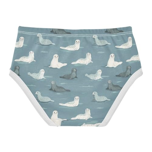 Girls Underwear Soft Cotton Seal Kids Panties in Sizes 2/3t, 4t, 5t, 6 and 82