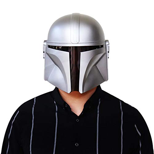 Hpparty Star Wars - Casco mandaloriano in PVC, per Adulti, per Halloween, Cosplay
