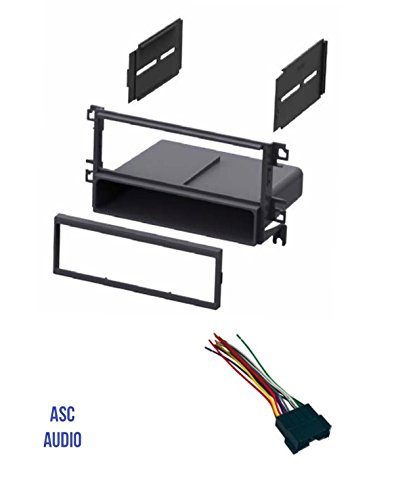 ASC Car Stereo Radio Dash Kit and Wire Harness for Installing a Single Din Radio for Some Hyundai Vehicles - Compatible Vehicles Listed Below