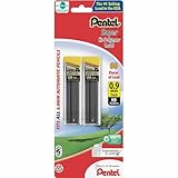 Pentel Super Hi-Polymer Lead Refill , 0.9 mm Thick, HB, 60 Pieces of Lead (C29BPHB2)