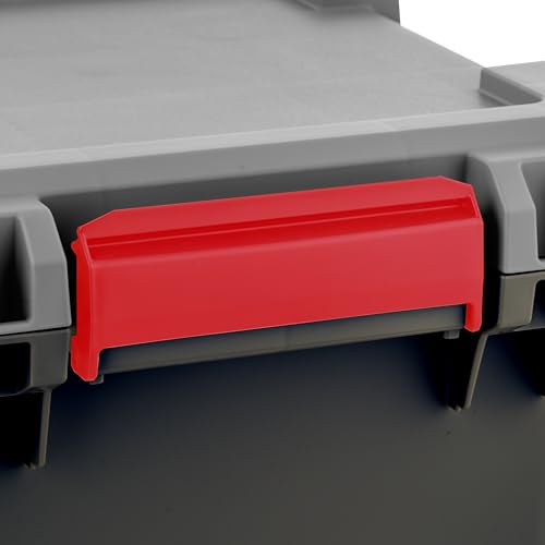 Image of IRIS USA 2 Pack TrailBox, 15 Gallon Lockable Storage Trunk Box, Truck Bed Bin Heavy-Duty Containers Camping Gear, Adventure Chest - Dark Gray /Gray