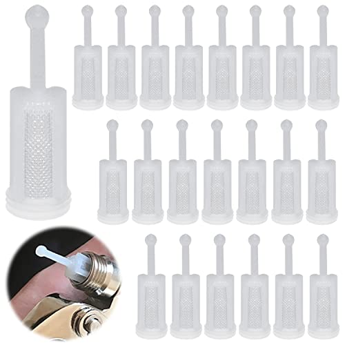 50 Piezas Filtro de Gravedad de Spray Filtro HVLP Colador de Pintura Malla Fina De Filtros De Pistola De Espray De Gravedad Universal Alimentación por Gravedad Desechable Cover