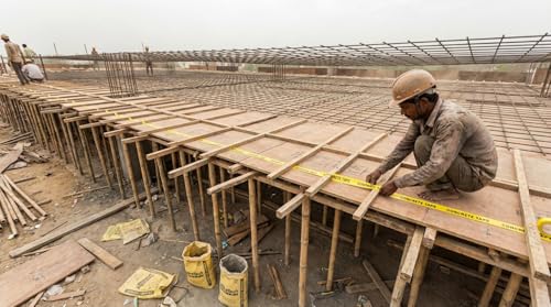Image of (Pack Of 24 X 40 Meter Per Roll Shuttering Tape /Concrete tape /Bopp Tape Used In Slab For Construction Of Buildings & Multi Purpose Use (24, 40 Meter)