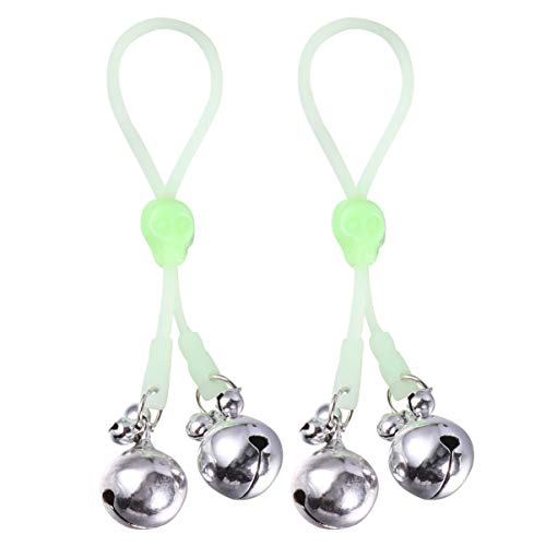 HEALLILY 2 Peças de Grampo de Mamilo Não Perfurado Grampo de Mamilo Ajustável para Casais (Corda de