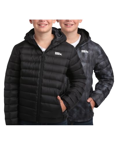 Eddie Bauer Kids' Reversible Jacket - Weather Resistant Quilted Down Coat for Boys and Girls (3-20)2
