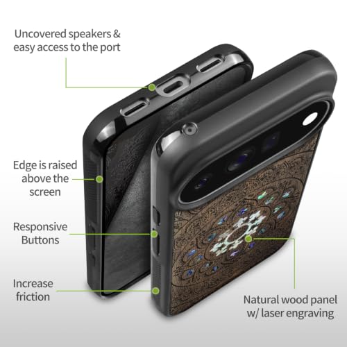 Coque bois pour Pixel 11 Pro magnétique et compatible MagSafe - 6