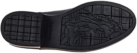Barbour Mens Farsley Black Office Formal Smart Leather Chelsea Boots - Black - 8.5 | Image 6