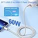 USB C to USB C iPhone 15 16 17 Charger Cable 3FT 2 Pack for iPhone 17 Pro Air /16e 16 15 Pro Max/15 Plus,USB Type C to C Cable Car Fast Charging Cord for Samsung Galaxy S23 FE Ultra S22 S21 FE S20 FE
