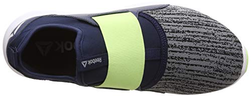 Image of Reebok Men Slip On Lp Coll Navy /Flat Grey /Elect Running Shoes-8 UK /India (42 EU)(9 US) (CN8360)