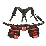 Milwaukee 48 22 8120 24 tasche Contractors cintura da lavoro con sospensione Rig – rosso/nero