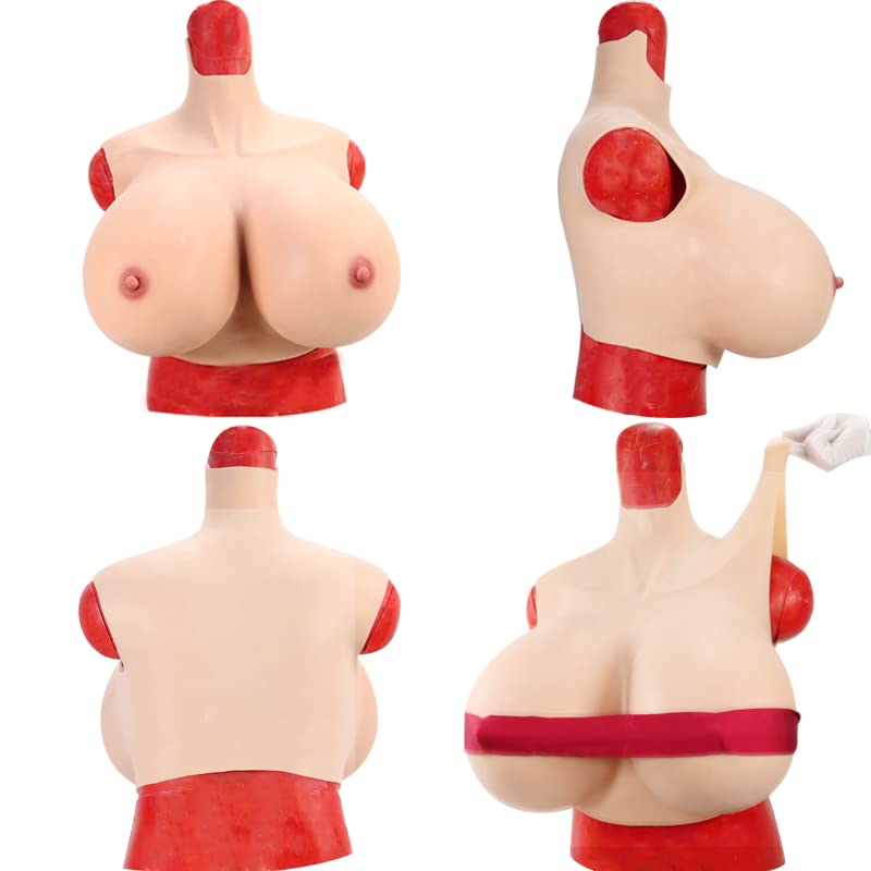 Sein de silicone artificiel Z cup YUERUGOU pour sublimer vos robes de soirée de teinte blé