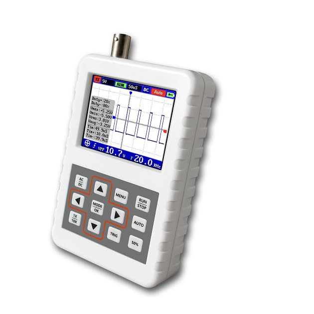 Oscilloscope de poche 5M 20MSps avec écran couleur pour analyse de signal