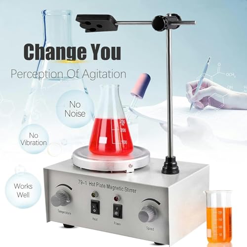 Agitateur magnétique chauffant LED pour réussir vos mélanges de 1L - 3