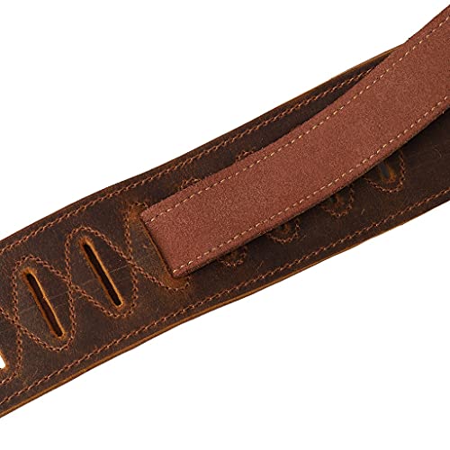 ZTTTD Sangle de Guitare rembourrée en Cuir de Grain supérieur Soldat for Ceinture réglable de Guitare Basse électrique… - Les Beatles, Paul McCartney, John Lennon, RIngo Starr, George Harrison ZTTTD Sangle de Guitare rembourrée en Cuir de Grain supérieur Soldat for Ceinture réglable de Guitare Basse électrique… – Image 6