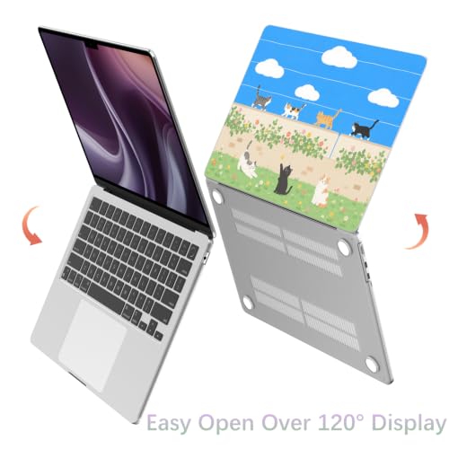 BlHMCASE Compatible with MacBook Air 13 inch Case M1 Cute Cat Kitten by BlHMCASE - Used condition - Image 4