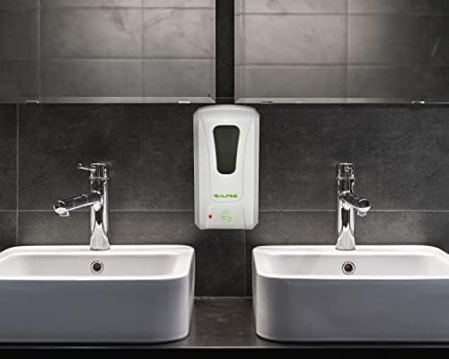 Hands-Free Smart Sanitizing Station - Alpine Automatic Touch-Free Hand Sanitizer Dispenser Drip Tray with and Sturdy Floor Stand for Commercial/Home/Office/Hotel Use, Liquid Soap Capacity 1200ml