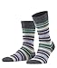 Produktbild FALKE Herren Socken Tinted Stripe, Wolle Baumwolle, 1 Paar, Grau (Mid Grey Melange 3530), 47-50