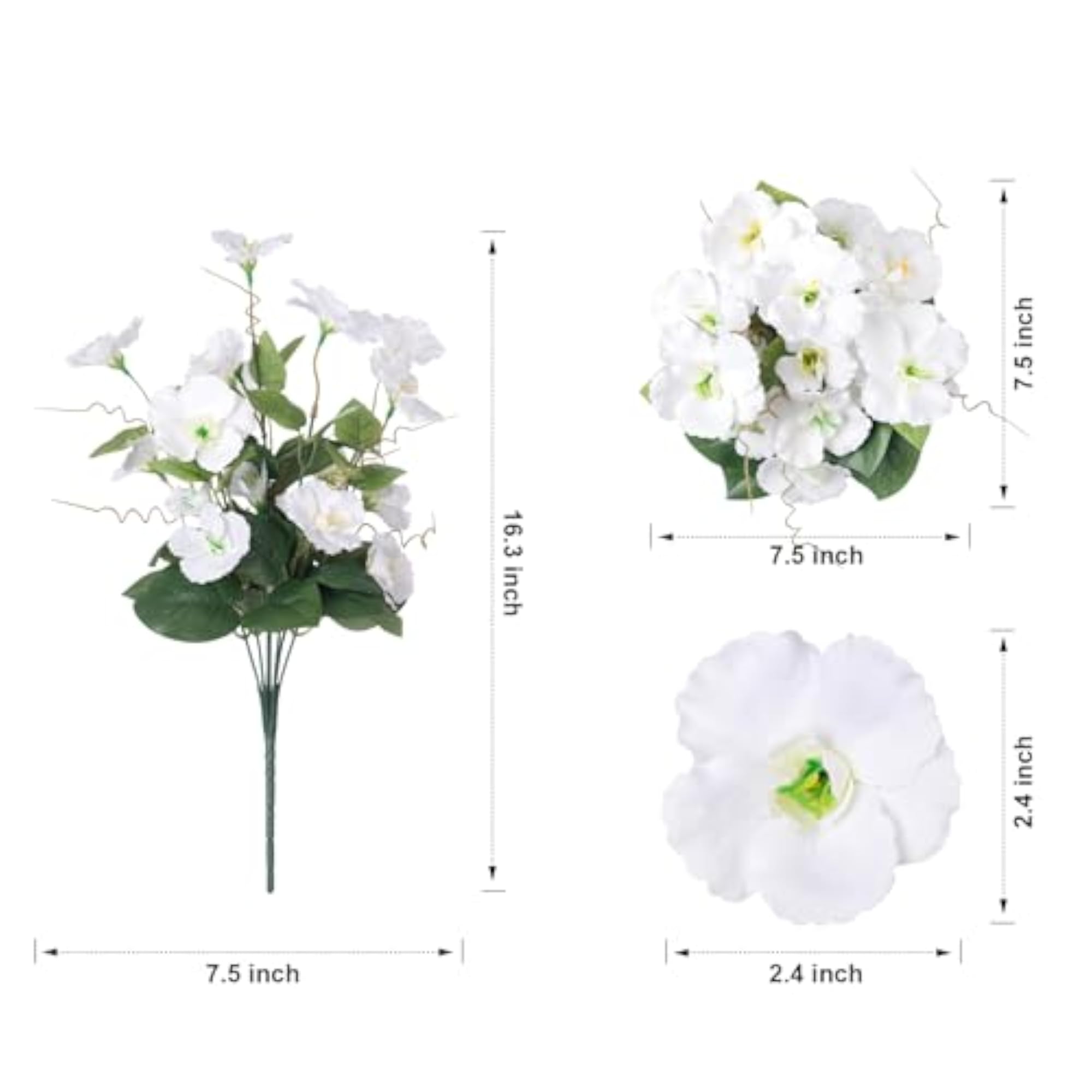 Hibiscus Artificial Flowers for Outdoor Decoration