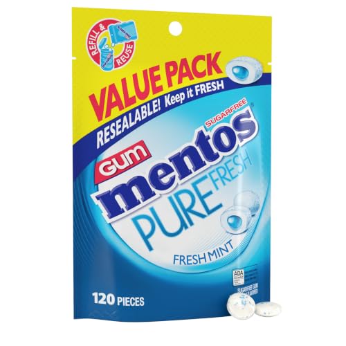 Mentos Pure Fresh Sugar Free Gum With Xylitol...