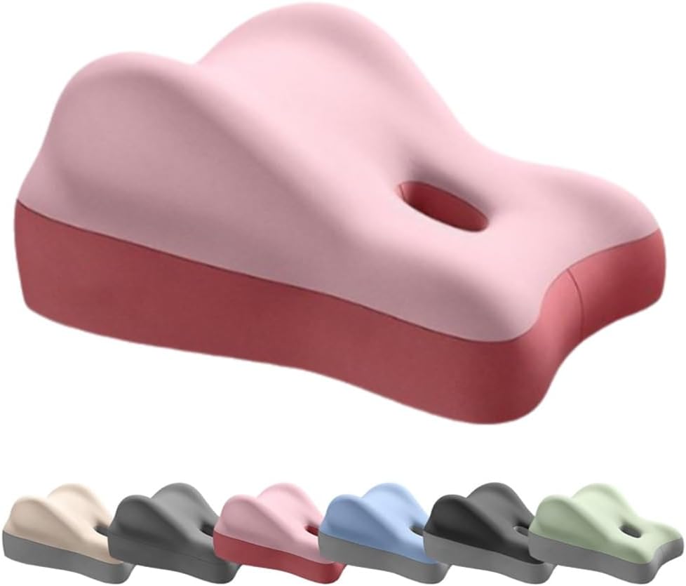 Lssnitav Couples Pillow for Intimacy, Love Nest Pillow for Couples, Couple Deep Position Support Pillows, Rebound Butt Cushion for Couple(Pink)