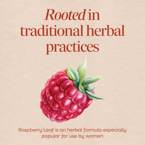Nature's Way Raspberry Leaf - Traditional Women’s Wellness Supplement for Plant-Based Support* - Traditional Herbal Supplement - Vegan, Gluten-Free & Dairy-Free - 100 Count (50 Servings) - image 3