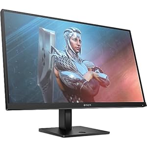 HP Omen 27 Gaming Monitor - 27 Zoll Bildschirm, FHD Display, 165Hz, AMD FreeSync Premium, 1 ms Reaktionszeit, 2X HDMI 2.0, Display Port 1.4, Audioausgang, schwarz