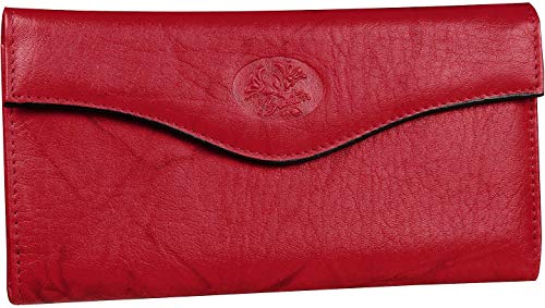 Image of Buxton Heiress Organizer Clutch, Red Rfid Protected, One Size, Clutch