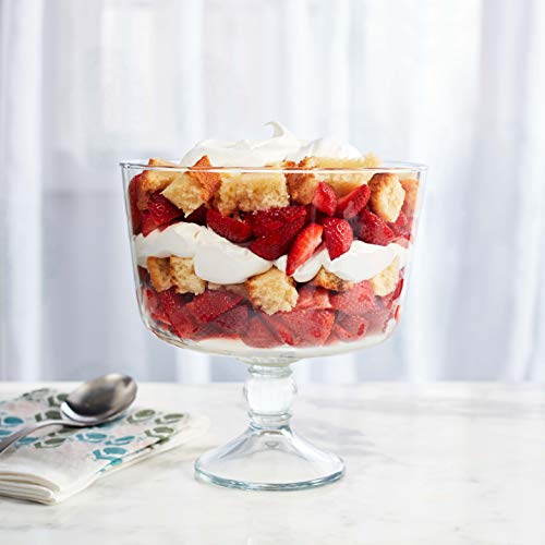 Libbey Selene Footed Glass Trifle Bowl, 9-Inch #TOP1