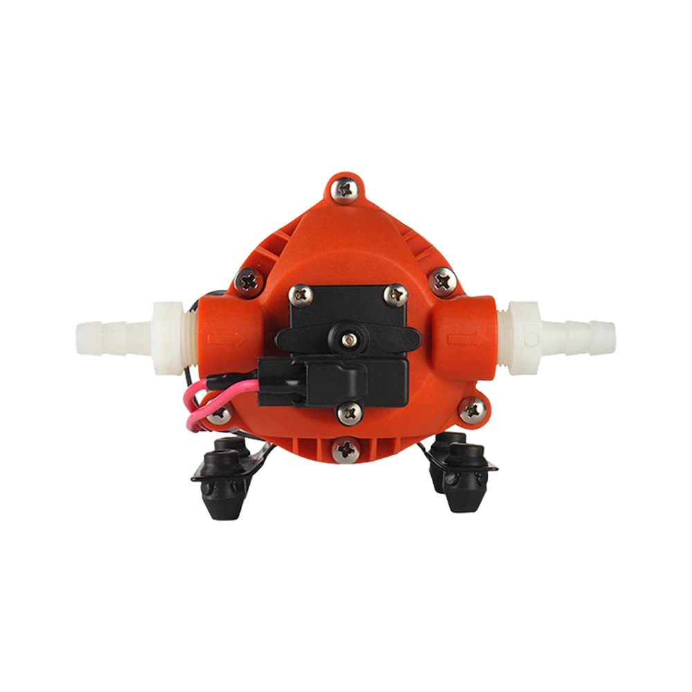 LIGHTEU® Seaflo DC 12V 5.5LPM/1.5GPM 31S 5.5Bar, Max Draw 8.0A, bomba de diafragma autocebante de alta presión para autocaravana, caravana, jardín