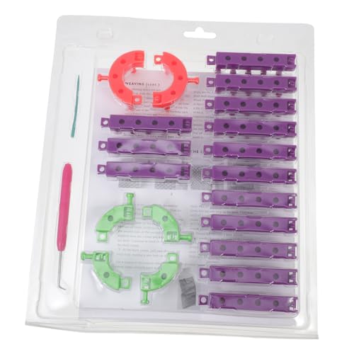 KOCKSHION 1Set Handicraft Weaving Tool Durable Knitting for Scarves Hats and More Easy to Use Knitting Kit for Crafts Weaving Supplies for Beginners