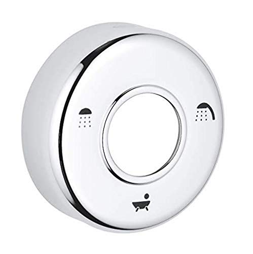 Preisvergleich Produktbild GROHE Rosette (Original Ersatzteil, Langlebig, Robust, Herstellergarantie: 5 Jahre), Chrom, 45435000