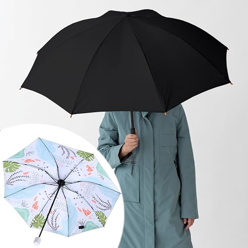 Image of Kraptick Printed Travel Umbrella for Rain, UV, Wind Proof, Water-Proof Umbrella for Men /Women /Boys /Girls /Kids (UMBR-02)