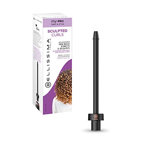 Bellissima My Pro Imetec GT22 120, Accessorio Sculpted Curls per Styler Arricciacapelli Twist & Style, Ferro Riscaldato da 11 mm, Rivestimento in Ceramica, Temperatura 185°C