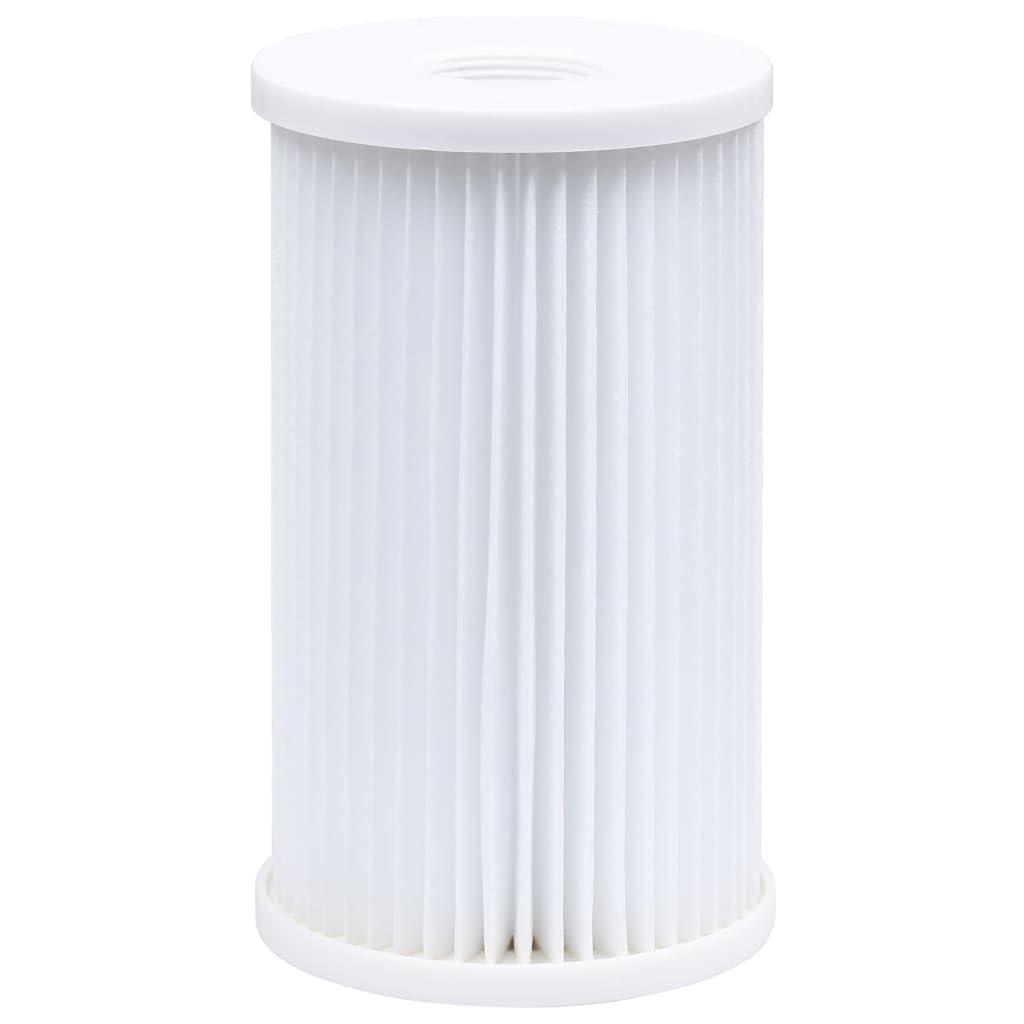 vidaXL Piscina con skimmer sospesa e pompa piscina fuori terra giardino piscina a spruzzi all'aperto Cortile 350x90 cm Bianco