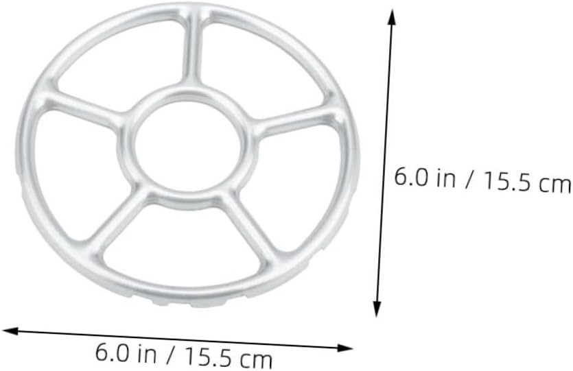 Cabilock 4pcs Non-slip Wok Ring for Gas Stove Reliable Kitchen Holder for Stable Cooking Easy Installation Fit for Frying Pans and Cookware