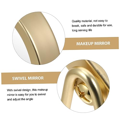 Espejo de maquillaje doble cara con soporte metálico VALICLUD miniatura 3