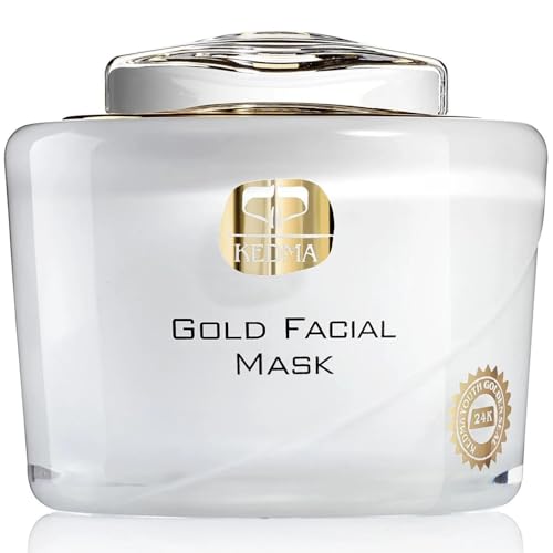 Kedma - Mascarilla Facial con Oro 24K y Minerales del Mar Muerto - Regenerante y Luminoso - 120g