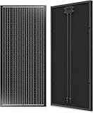 Rvpozwer 100w Solar Panel, Black N-Type Monocrystalline Solarpanel, High Efficiency Solar Module with IP68 Waterproof Rating and MC4 Connectors for Homes, RV, Boat, Off-Grid (Black 100w)