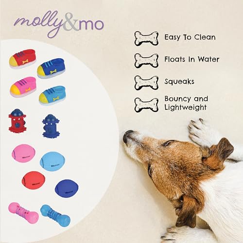 Molly & Mo Juguete Mordible para Perro - Set de 3 miniatura 4