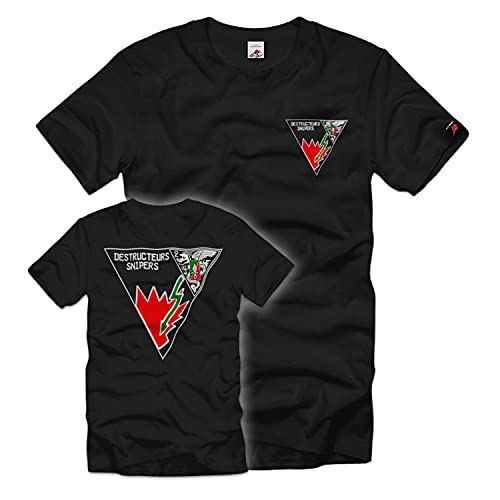 T-shirt Copytec Destructeurs Snipers Légion étrangère 2e REP 38142 Noir - 2