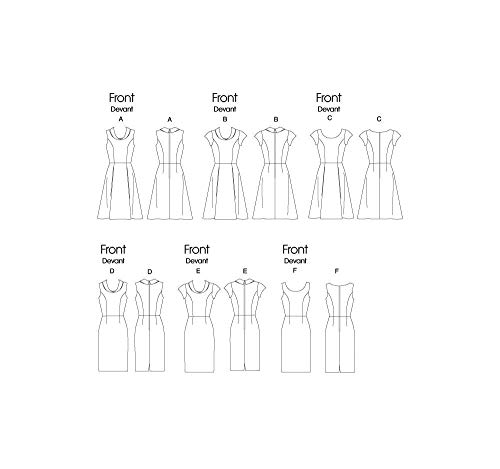 Vogue Patterns V8667 Misses' Petite Dress, Size Bb (8-10-12-14) #TOP6