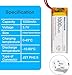 MakerHawk 4 Pack 3.7V 1000mAh LiPo Battery Rechargeable 1S 102050 Lithium Polymer Batteries with Dual Protection Board, Micro JST 2.0 Connector Plug for Electronic Device