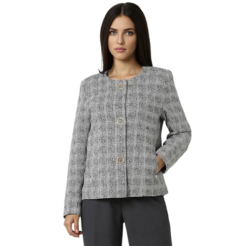 Image of Van Heusen Women's Regular Fit Casual A-line Coat, polyester blend