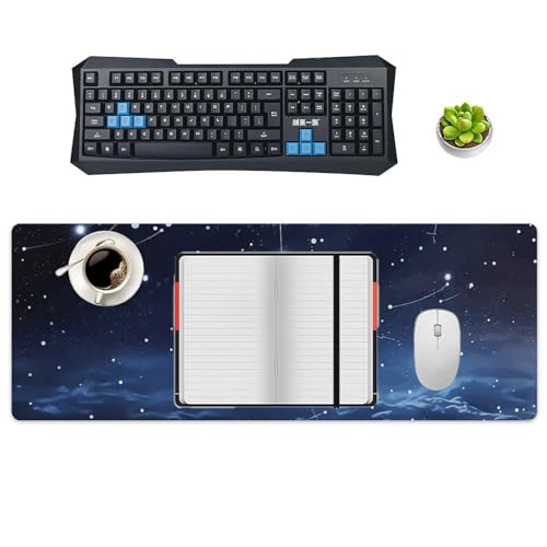 Tapis de souris de jeu grand format antidérapant et imperméable - 4