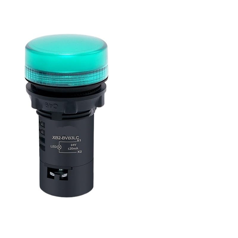 Button Indicator LED Light Signal XB2BVB3LC vm4 Green red White Yellow Blue AC220V24V(XB2BVM4LC)
