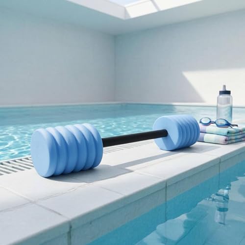 Mancuernas acuáticas de espuma para ejercicios en agua L miniatura 2