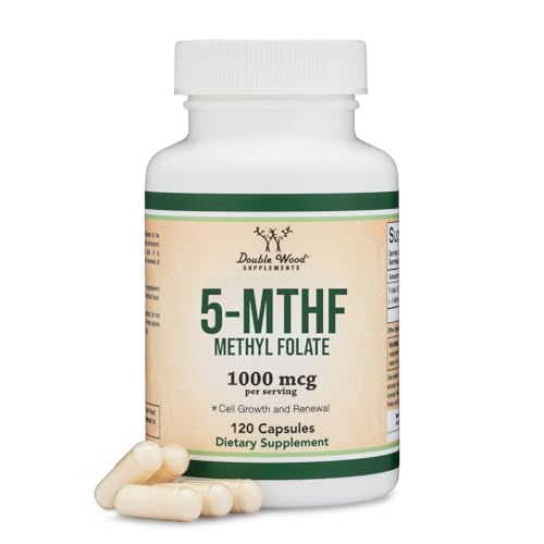 Double Wood Supplements Methylfolate - 120 x 1000 mcg capsules